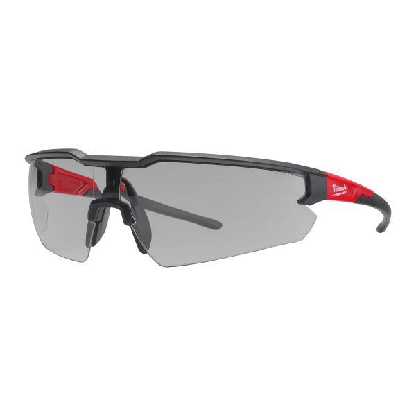 Schutzbrille grau kratzfest & beschlagfrei / Milwaukee # 4932478907 / EAN: 4058546361891