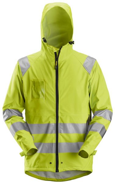 8233 Snickers High-Vis PU RegenJacke, Klasse 3