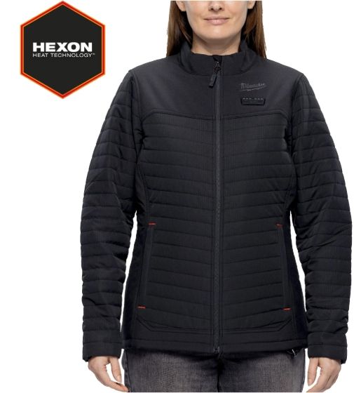 12 V Akku-Heiz-Steppjacke Damen schwarz, ohne Akku u. Ladegerät / Milwaukee # 4932493847.0