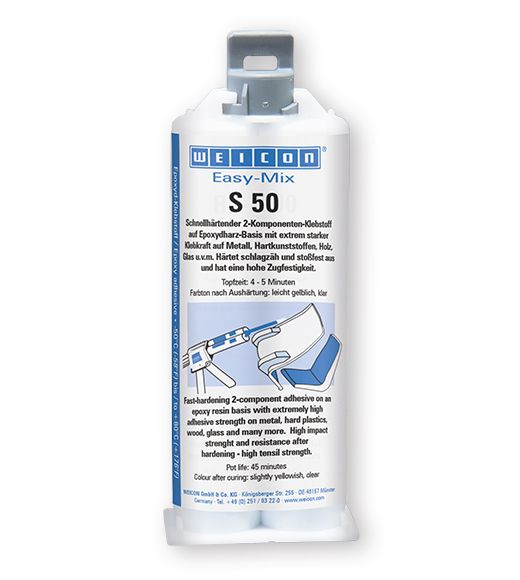 WEICON Easy-Mix S 50 Epoxyd-Klebstoff, 50 ml