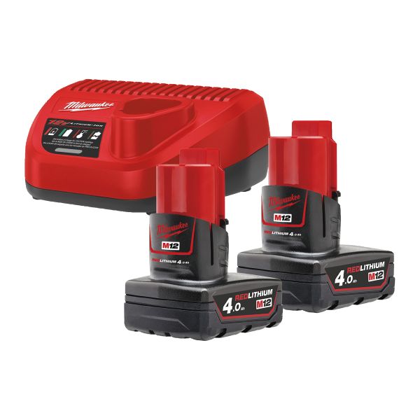 M12 Starterset M12NRG-402 / Milwaukee # 4933459211 / EAN: 4002395287260