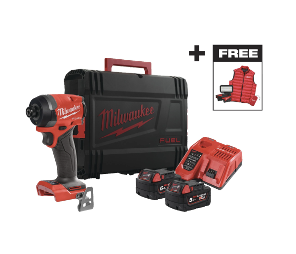 FUEL™ Akku-Schlagschrauber 1/4" Hex Gen3 M18FID3MC-502X / Milwaukee # 4933499450 EAN: 4058546566142