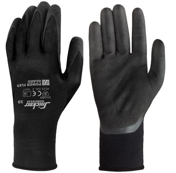 9327 Snickers Power Flex Guard Handschuhe 10. Paar