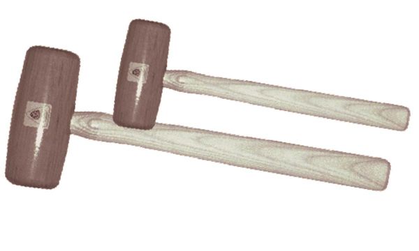 Pressholzhammer SEH, druckverdichtet, A-5 Kopf Ø 40mm / VPE Stück