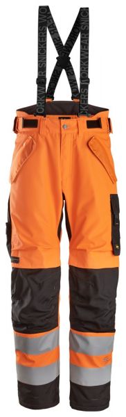 6630 Snickers High-Vis Hose Cl 2 wasserdicht