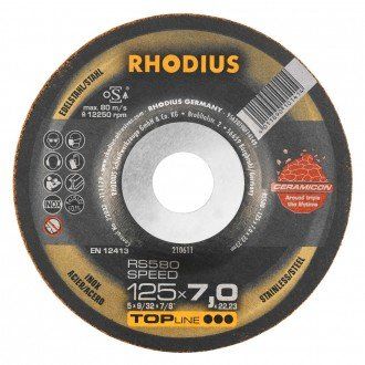 RHODIUS Schruppscheibe RS580 SPEED, diverse Ausführungen