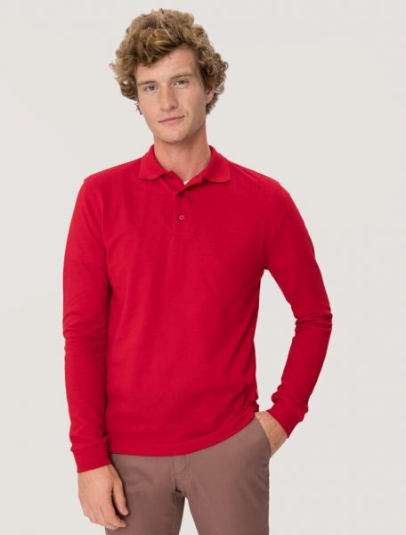 HAKRO Modell 815 - Longsleeve-Poloshirt Performance