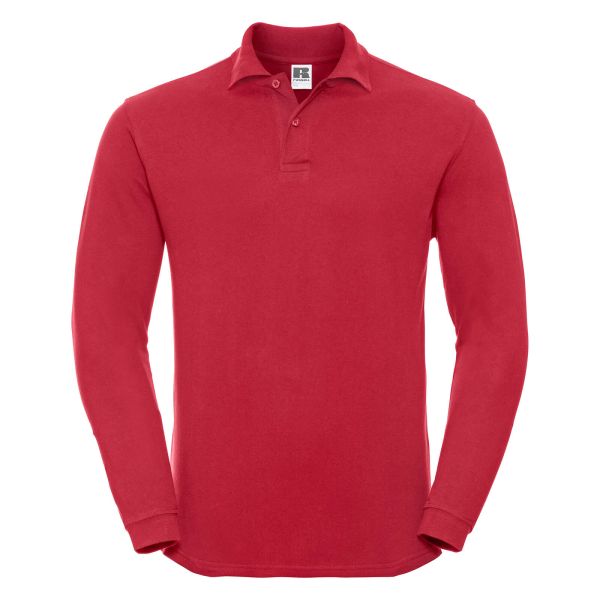 RUSSELL 569L Langarm Poloshirt 200 g/m²