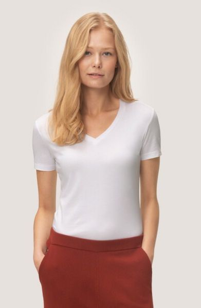 HAKRO Modell 172 - Damen-V-Shirt Stretch