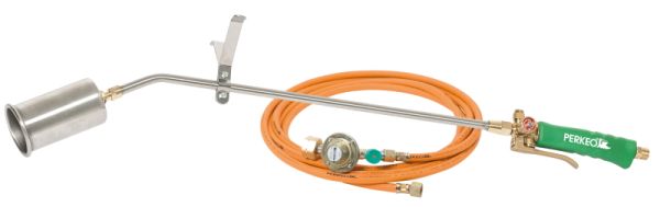 PERKEO 780/61/15/3 P1 Aufschweißbrenner-Set 10m-Schl 60mm-Kopf,4bar-Regl.+SBS, G3/8''LH