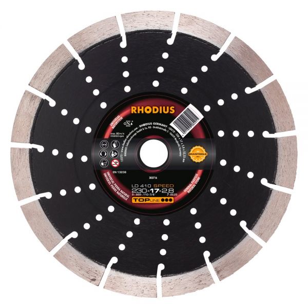RHODIUS Diamanttrennscheibe LD410 SPEED, diverse Ausführungen