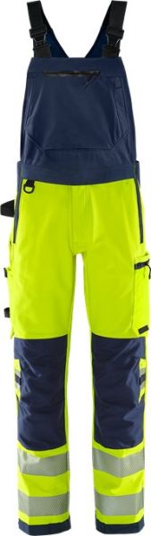 Fristads 134190 High Vis Green Stretch-Latzhose Kl. 2 1031 GSTP