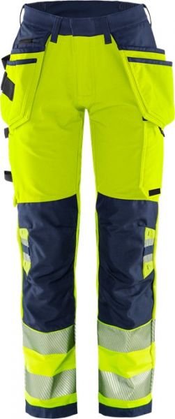 Fristads 134239 High Vis Green Handwerker Stretchhose Damen Kl. 2 2664 GSTP