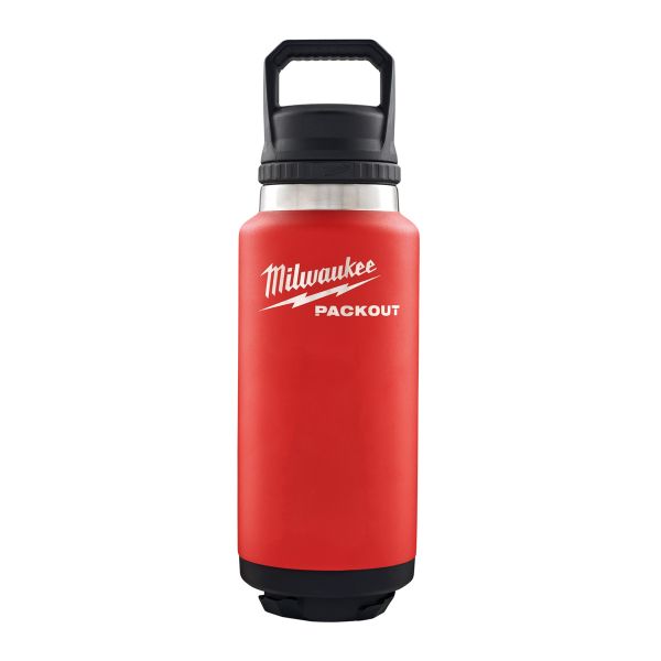 PACKOUT™ Thermosflasche 700 ml mit Schraubdeckel, rot / Milwaukee # 4932493465 / EAN: 4058546483364