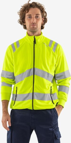 Fristads Kansas 301024 High Vis Sweatjacke Kl. 3 7863 GPSW