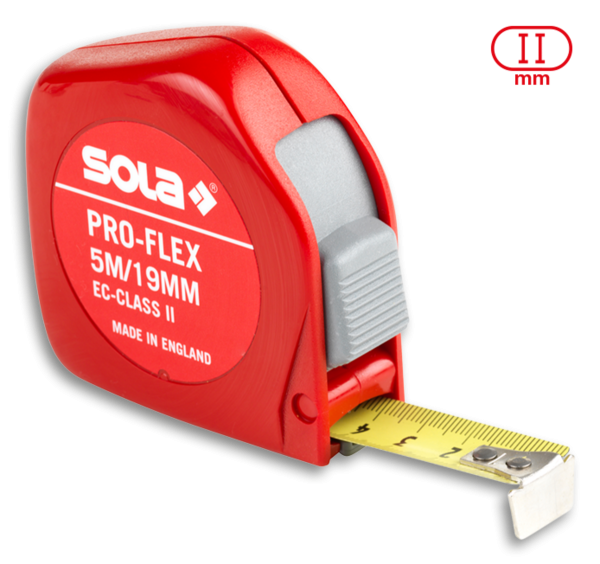 SOLA Rollmeter Pro-Flex, 3m oder 5 m