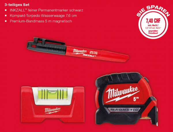 Messen & Markieren Starter-Set, 3-teilig / Milwaukee# 4932480552