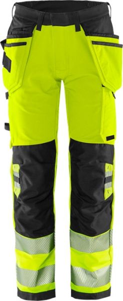 Fristads 134188 High Vis Green Handwerker Stretchhose Kl. 2 2644 GSTP