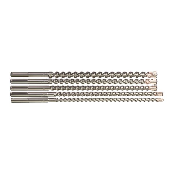 Hammerbohrer SDS-Max Set 5-teilig 16/18 x 540 mm, 20/22/25 x 520 mm / Milwaukee # 4932352800 / EAN: