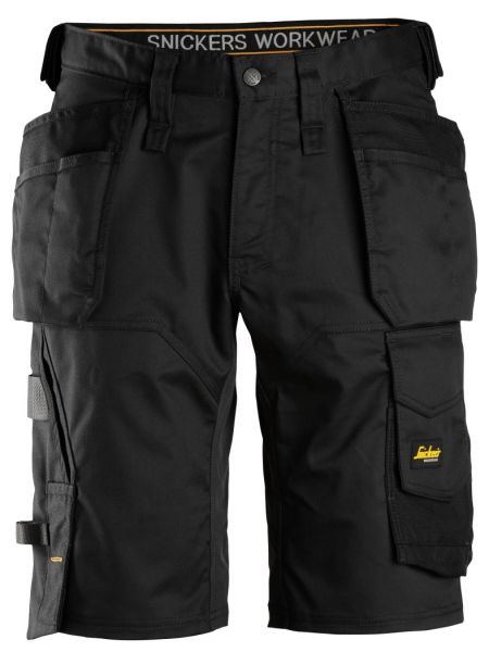 6151 Snickers AllroundWork Stretch, Loosefit Shorts mit Holstertaschen